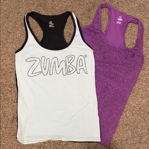 ZUMBA FITNESS RACERBACK TANK TOPS